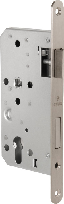Замок Fuaro (Фуаро) врезной DD.INOX/C-55.72 (лиц.планка 20 мм)