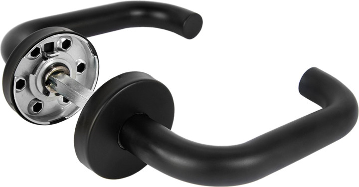 Ручка Fuaro (Фуаро) раздельная R.DSS201-0203/19 (8х110 мм) (INOX 201) BLACK