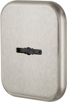 Декор. Armadillo (Армадилло) Квадратная накл. на сувальдный со шторкой PS-DEC SQ CT (ATC Protector 1) SN-3 Мат.никель