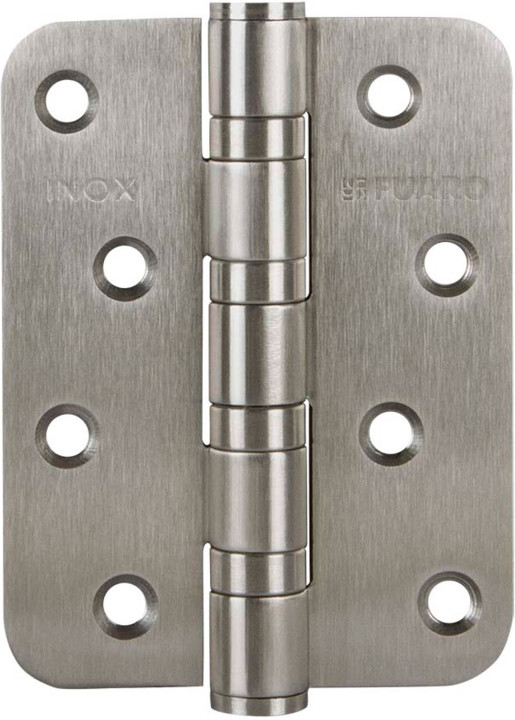 Петля Fuaro (Фуаро) из нержавейки универсальная IN4400U-R10 INOX (4BB-R10 102х76х3)