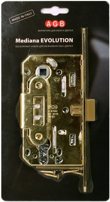 Корпус замка AGB (АГБ) под цилиндр MEDIANA EVOLUTION B01103.50.567 с отв. планкой B01000.13