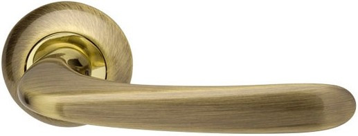 Ручка Armadillo (Армадилло) раздельная R.LD54.Pava (Pava LD42) AB/GP-7 бронза/золото TECH (кв. 8х140)
