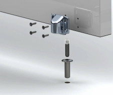 Стопор магнитный скрытый огнестойкий Fantom Fire Hardware HGT003