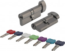 Цилиндровый Punto (Пунто) механизм MaxPro7002Knob60mm(25+10+25) GR графит 7key с вертушкой