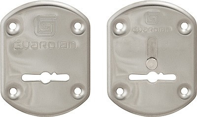 Накладки Guardian (Гардиан) сувальдные &quot &quot хром ГХ 21 /пара/, объемная /123:476/