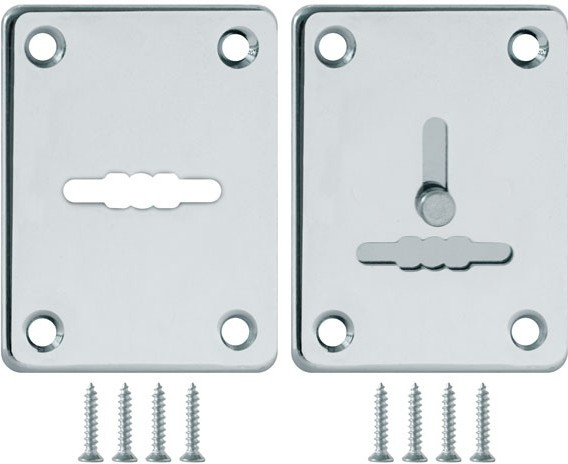 Накладка Fuaro (Фуаро) на сувальдный замок ESC.S-lift+S/K.set (ESC081/082) (2шт.)